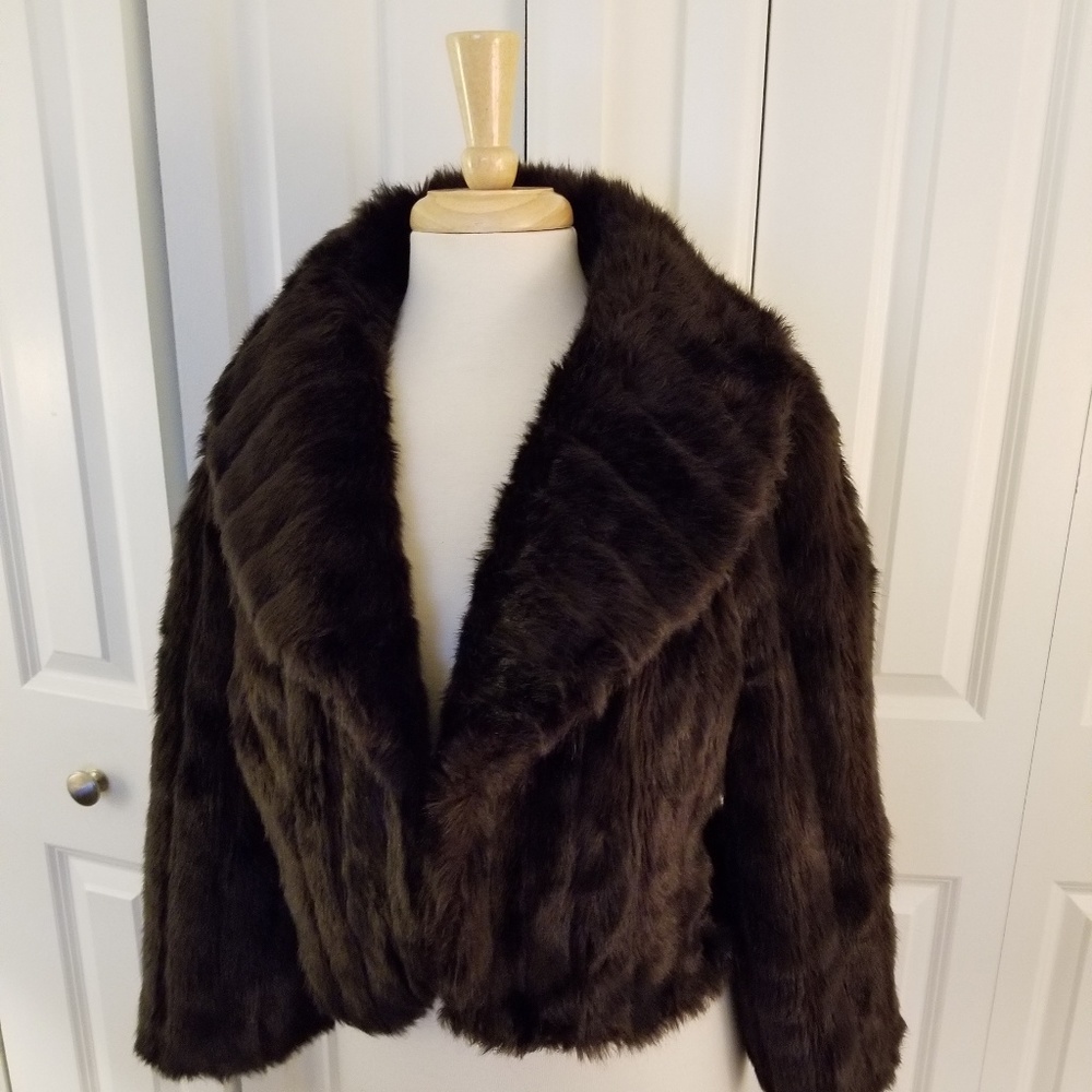 GENUINE VINTAGE Vegan/Faux Mink from 1940s-50s
